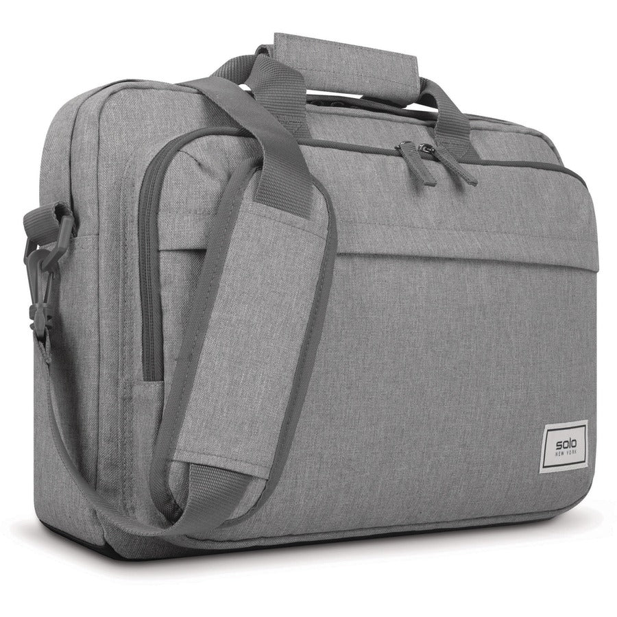 Solo Re:new Carrying Case (Briefcase) for 15.6" Notebook - Gray