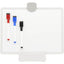 Tripp Lite Magnetic Dry-Erase Whiteboard with Stand VESA Mount 3 Markers (Red/Blue/Black) White Frame