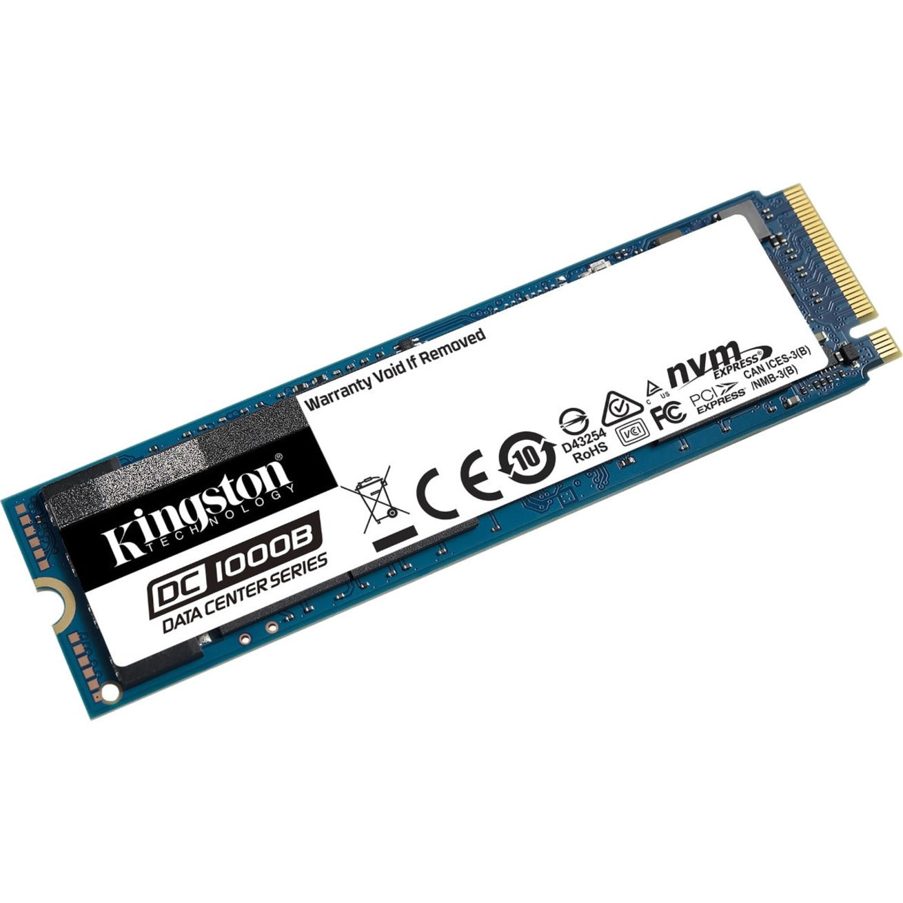 Kingston DC1000B 480 GB Solid State Drive - M.2 2280 Internal - PCI Express NVMe (PCI Express NVMe 3.0 x4)