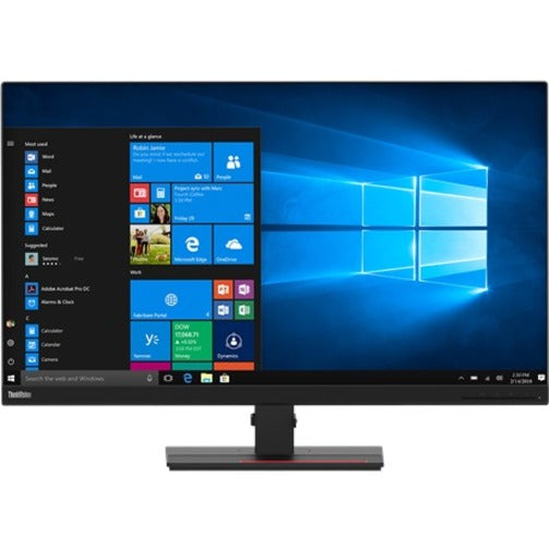 Lenovo ThinkVision T32p-20 31.5" 4K UHD LCD Monitor - 16:9 - Raven Black