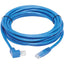 Tripp Lite Up-Angle Cat6 Gigabit Molded UTP Ethernet Cable (RJ45 Right-Angle Up M to RJ45 M) Blue 15 ft. (4.57 m)