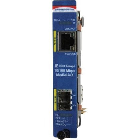 Advantech Slide-In Modular Media Converter 10/100Mbps to Fiber Series
