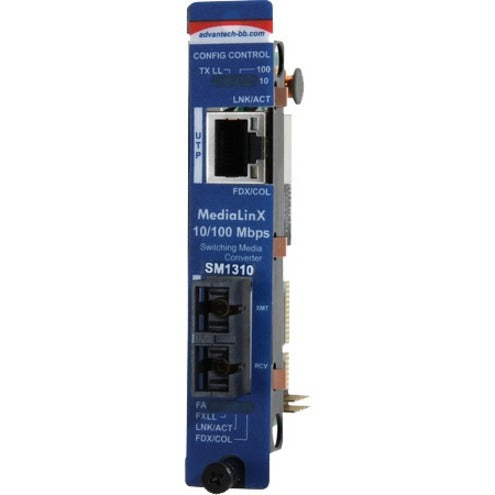 Advantech Slide-In Modular Media Converter 10/100Mbps to Fiber Series