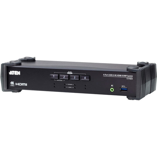 4PORT TRUE 4K HDMI KVM W/MIXER 