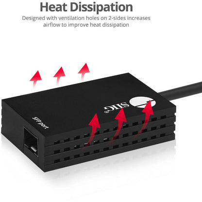 SIIG USB-C to SFP Gigabit Ethernet Adapter