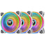 Thermaltake Riing Quad 12 RGB Radiator Fan TT Premium Edition 3 Pack - White - 3 Pack