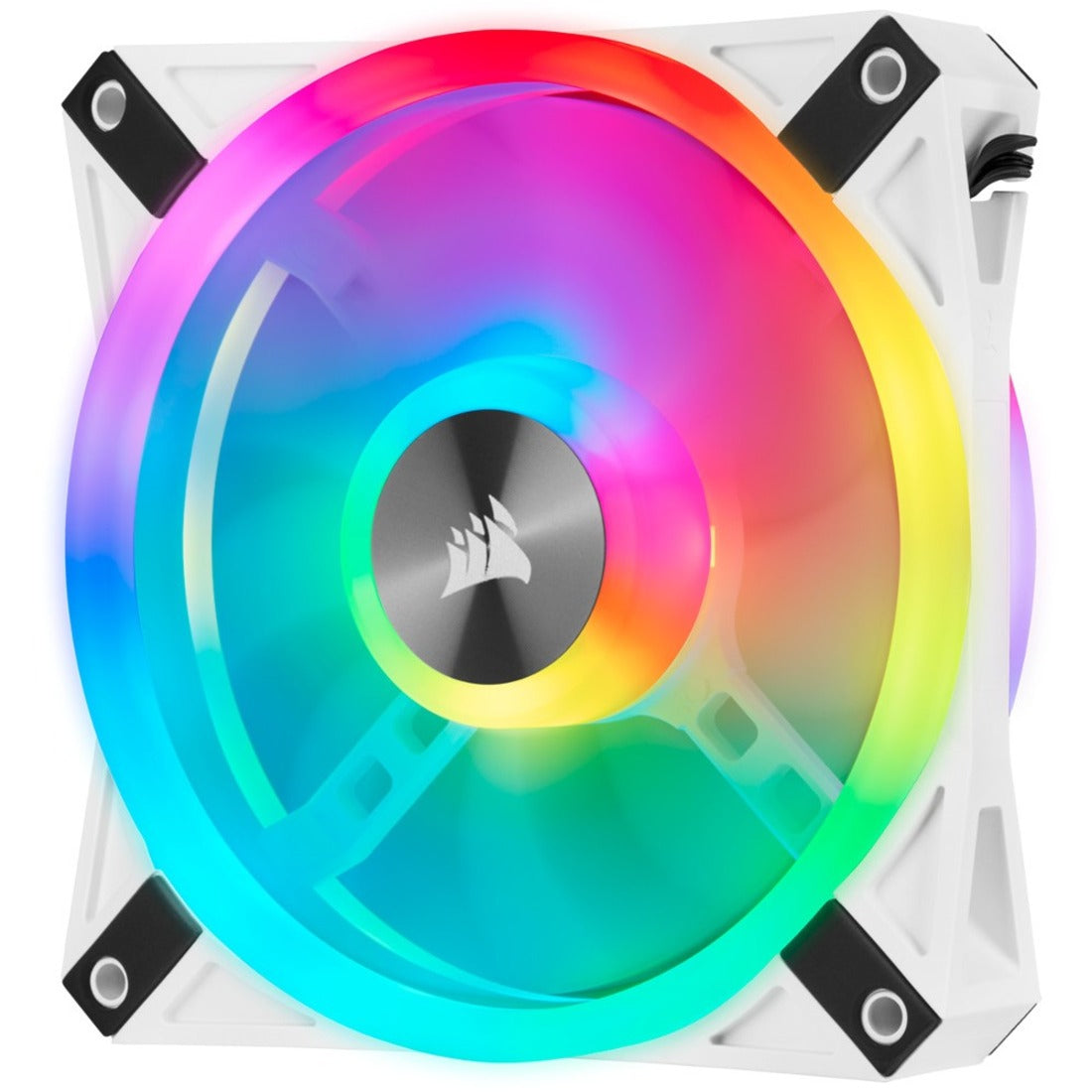 Corsair iCUE QL120 RGB 120mm PWM White Fan - Single Pack - 1 Pack