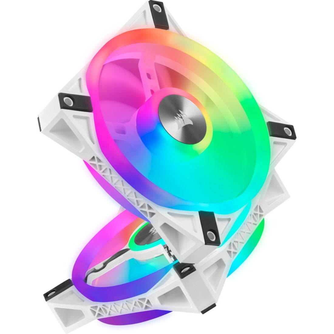 Corsair iCUE QL120 RGB 120mm PWM White Fan - Single Pack - 1 Pack