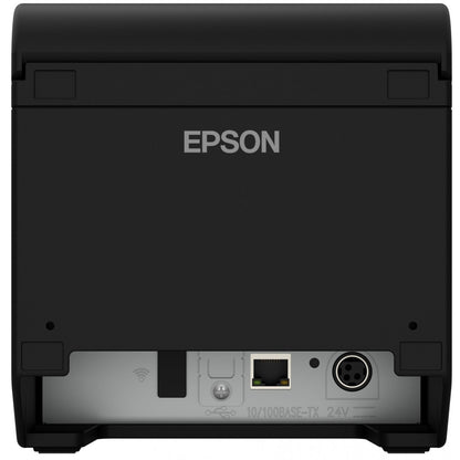 Epson TM-T20III Direct Thermal Printer - Monochrome - Portable - Receipt Print - USB - Serial - Black - 9.84 in/s Mono - 3.15" Label Width