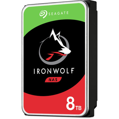 Seagate IronWolf ST8000VN004 8 TB Hard Drive - 3.5" Internal - SATA (SATA/600) - Conventional Magnetic Recording (CMR) Method