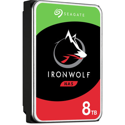 Seagate IronWolf ST8000VN004 8 TB Hard Drive - 3.5" Internal - SATA (SATA/600) - Conventional Magnetic Recording (CMR) Method