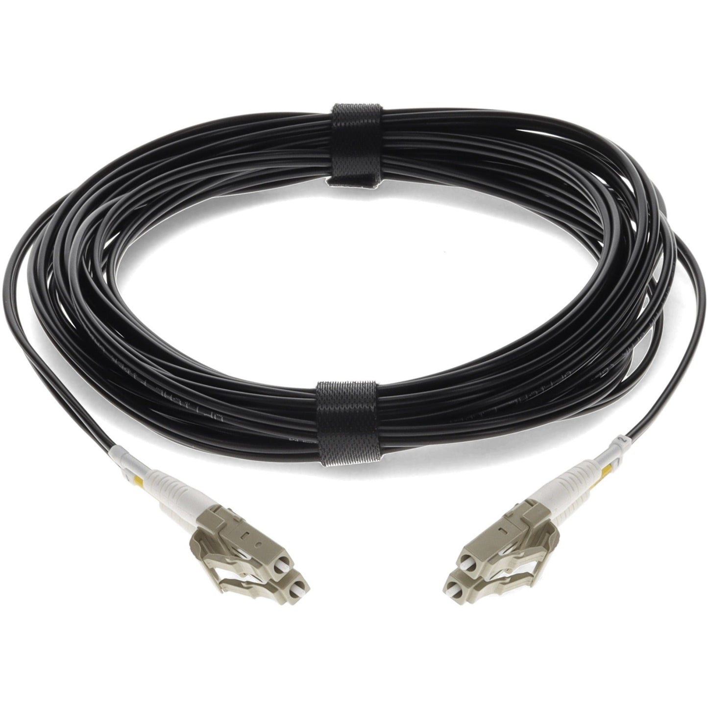 AddOn 1m LC (Male) to LC (Male) Black OM4 Duplex Fiber OFNR (Riser-Rated) Patch Cable