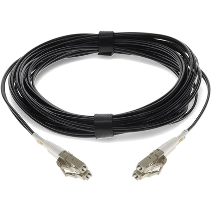 AddOn 1m LC (Male) to LC (Male) Black OM4 Duplex Fiber OFNR (Riser-Rated) Patch Cable