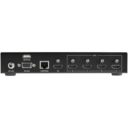 StarTech.com 2x2 HDMI Video Wall Controller 4K 60Hz Input to 4x 1080p Output 1 to 4 Port Multi-Screen Processor RS-232/Ethernet Control