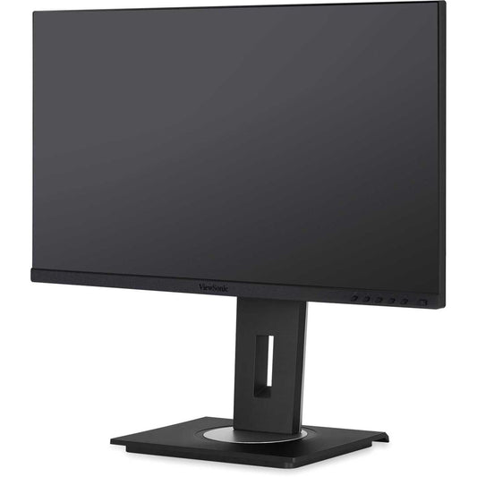 ViewSonic VG2456 24 Inch 1080p Monitor with USB C 3.2 Docking Built-In Gigabit Ethernet and 40 Degree Tilt Ergonomics for Home and Office