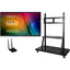 ViewSonic ViewBoard IFP9850-E2 - 4K Interactive Display with WiFi Adapter and Mobile Trolley Cart - 350 cd/m2 - 98