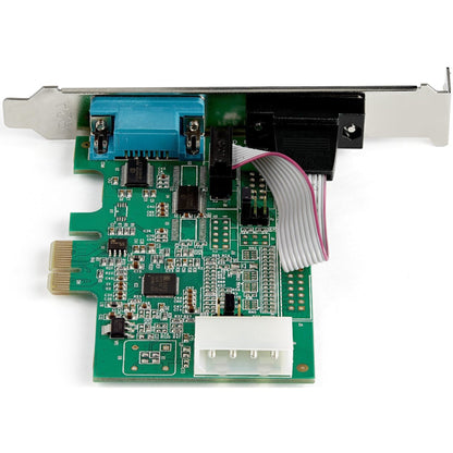 StarTech.com 2-port PCI Express RS232 Serial Adapter Card - PCIe to Dual Serial DB9 RS-232 Controller - 16950 UART - Windows and Linux