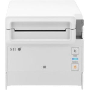Seiko RP-F10 White Desktop Direct Thermal Printer with Cutter - USB - Bluetooth