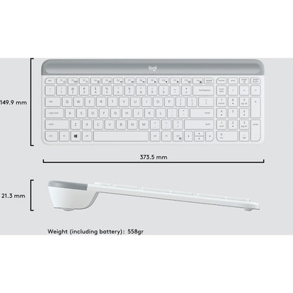 Logitech Slim Wireless Keyboard and Mouse Combo MK470