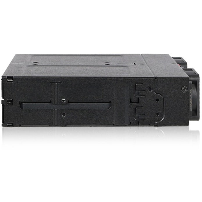 Icy Dock ToughArmor MB720M2K-B Drive Enclosure for 5.25" M.2 PCI Express NVMe - Mini-SAS HD Host Interface Internal - Black