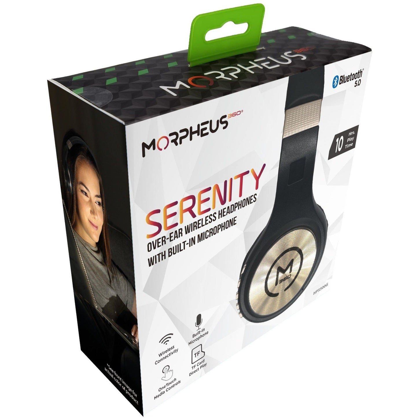 Morpheus 360 Serenity Wireless Over-the-Ear Headphones - Bluetooth 5.0 Headset with Microphone - HP5500G