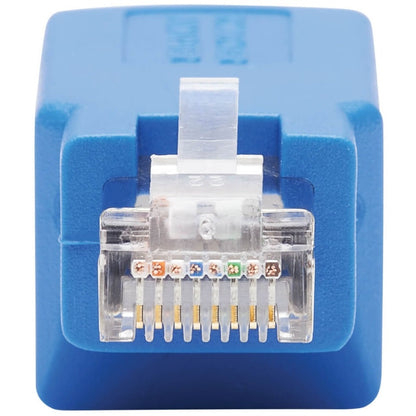 Tripp Lite Cisco Serial Console Rollover Adapter (M/F) - RJ45 to RJ45 Shielded Blue