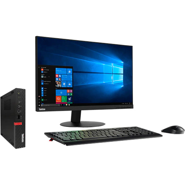 Lenovo ThinkCentre M720q 10T8SM9G00 Desktop Computer - Intel Core i5 9th Gen i5-9500T 2.20 GHz - 8 GB RAM DDR4 SDRAM - 256 GB SSD - Tiny - Raven Black