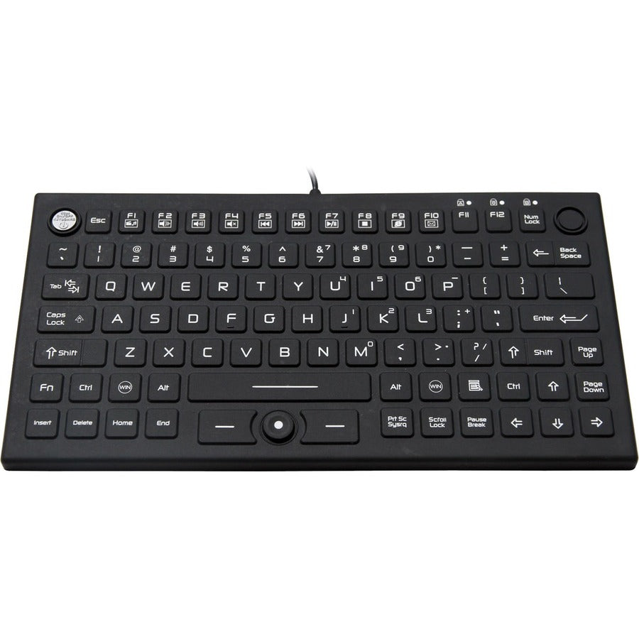 DSI WATERPROOF IP68 SILICONE COMPACT KEYBOARD W/ MOUSE POINTER BACKLIT