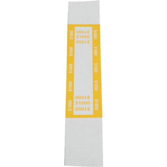 Royal Sovereign $1000 Currency Bill Strap - Yellow