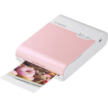 Canon SELPHY QX10 Dye Sublimation Printer - Color - Photo Print - Portable - Pink