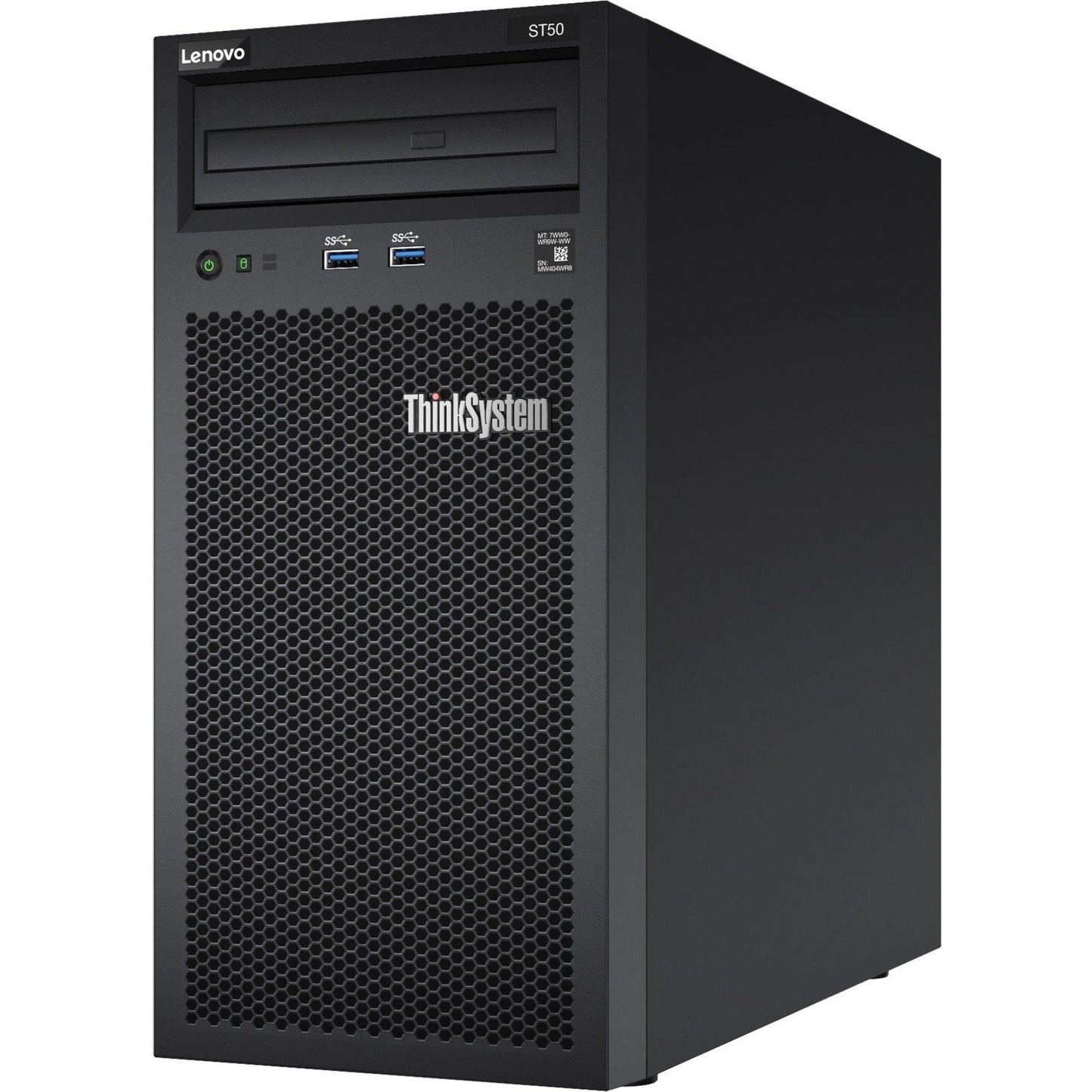 Lenovo ThinkSystem ST50 7Y48A02ENA 4U Tower Server - 1 x Intel Xeon E-2246G 3.60 GHz - 8 GB RAM - Serial ATA/600 Controller