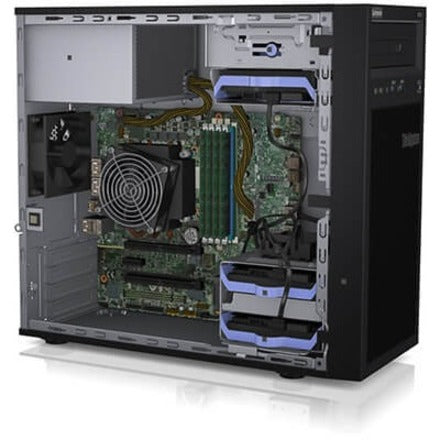 Lenovo ThinkSystem ST50 7Y48A03HNA 4U Tower Server - 1 x Intel Xeon E-2224G 3.50 GHz - 8 GB RAM - 2 TB HDD - (2 x 1TB) HDD Configuration - Serial ATA/600 Controller