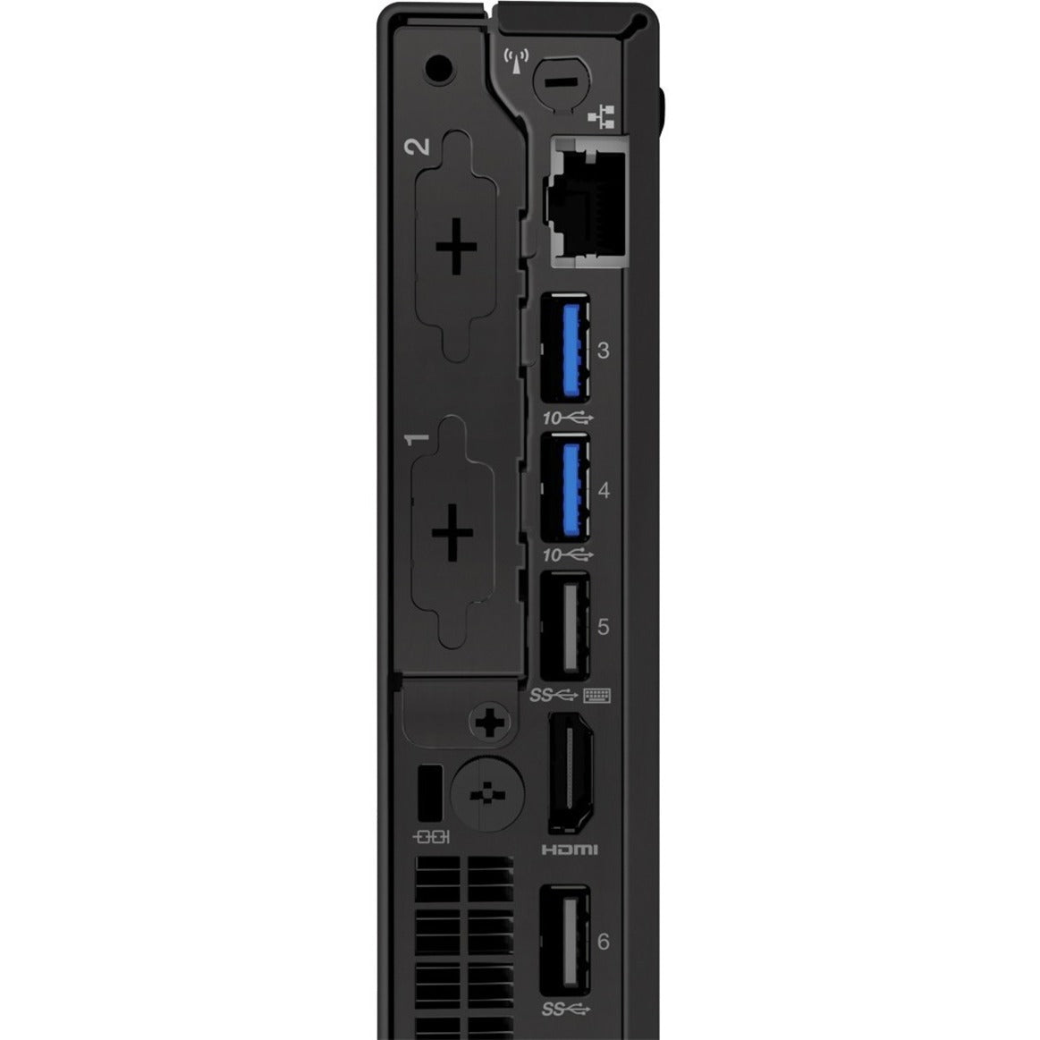 Lenovo ThinkCentre M75q-1 11A5S1X000 Desktop Computer - AMD Ryzen 5 3400GE Quad-core (4 Core) 3.30 GHz - 32 GB RAM DDR4 SDRAM - 256 GB SSD - Tiny - Raven Black