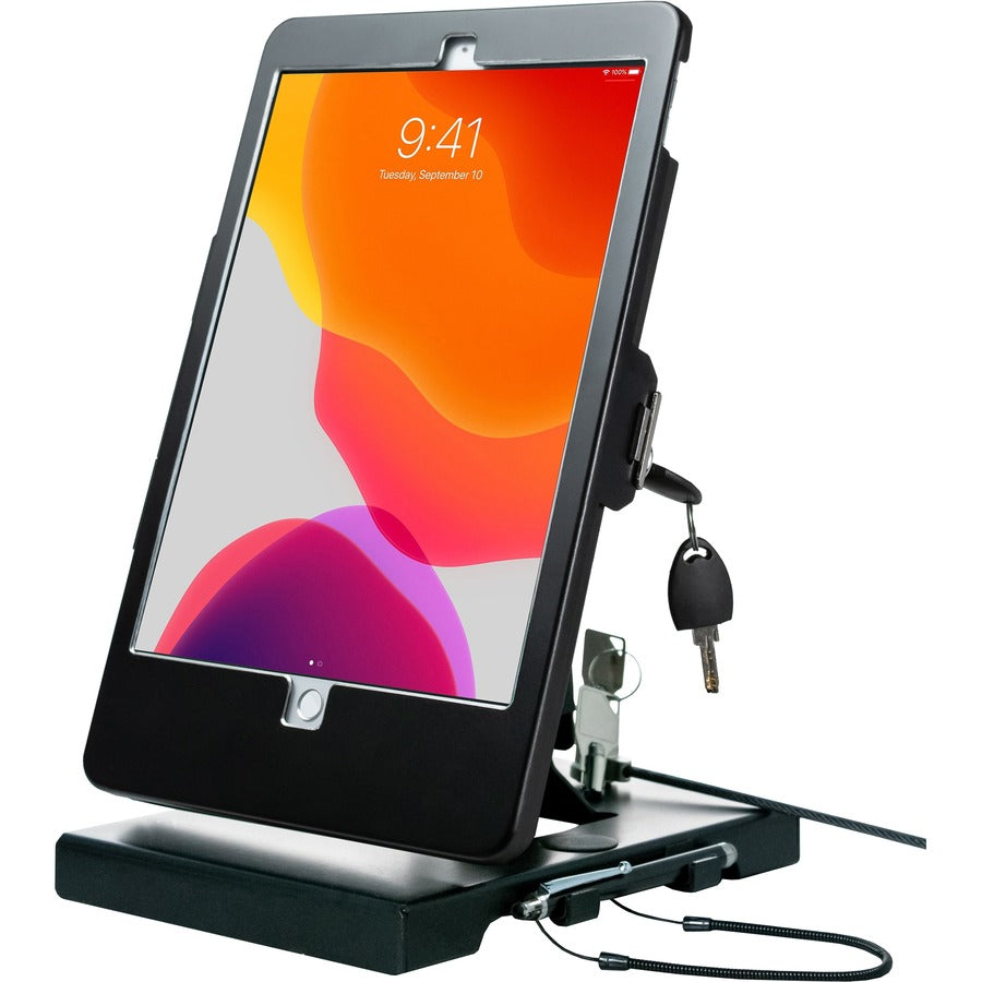 FLAT-FOLDING TBLTOP SCRTY STAND