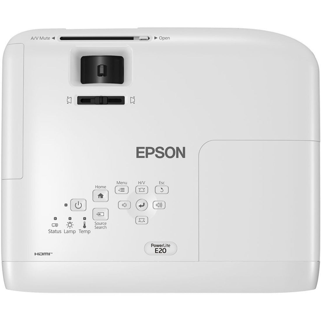 Epson PowerLite E20 LCD Projector - 4:3 - White