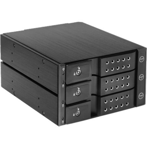 iStarUSA BPN-DE230P Drive Enclosure for 5.25" 12Gb/s SAS SATA/600 Internal - Black