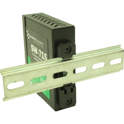 Brainboxes Hardened Industrial 5 Port Gigabit Ethernet Switch DIN Rail Mountable