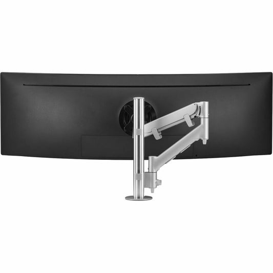 Atdec Modular Desk Mount for Monitor Display Screen Curved Screen Display All-in-One Computer Flat Panel Display - Silver