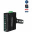 8PORT IND GIG POE+ DIN-RAIL    