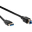 Vaddio 20m USB 3.0 A to USB B Cable - Active USB Cable - Black