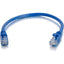 Quiktron 14FT V-Series CAT6A Snagless (UTP) Ethernet Network Patch Cable CM Rated - Blue