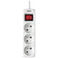 Tripp Lite 3-Outlet Power Strip French Type E Outlets 220-250V AC 16A 1.5 m Cord Type E Plug White