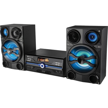 Supersonic IQ-9000BT Mini Hi-Fi System - 100 W RMS - Black