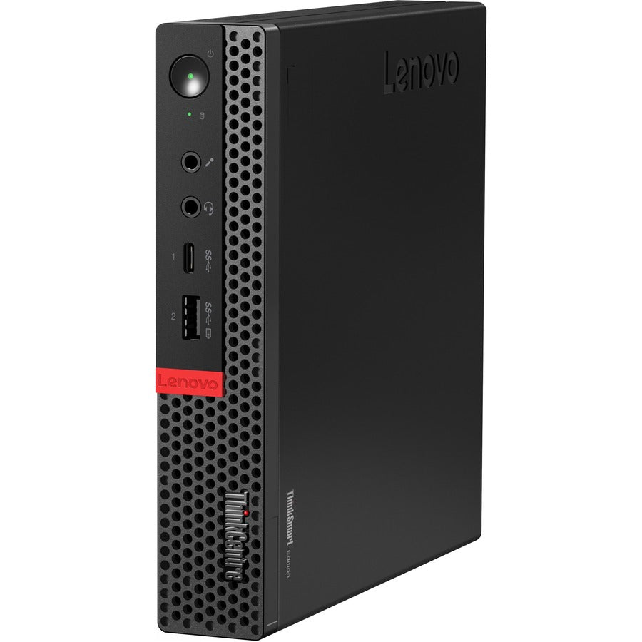 Lenovo ThinkCentre M920q 10RRS67P00 Desktop Computer - Intel Core i7 8th Gen i7-8700T Hexa-core (6 Core) 2.40 GHz - 16 GB RAM DDR4 SDRAM - 512 GB SSD - Tiny - Raven Black