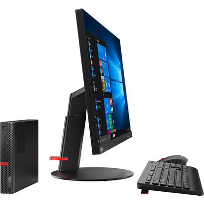 Lenovo ThinkCentre M920q 10RRS67P00 Desktop Computer - Intel Core i7 8th Gen i7-8700T Hexa-core (6 Core) 2.40 GHz - 16 GB RAM DDR4 SDRAM - 512 GB SSD - Tiny - Raven Black