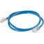 Quiktron Q-Series Patch Cords Cat6 Non-Booted Blue 3 ft