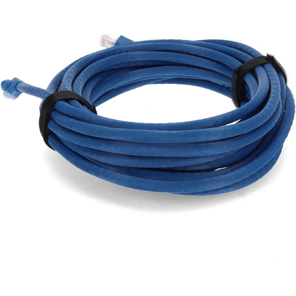 AddOn 14ft RJ-45 (Male) to RJ-45 (Male) Straight Blue Cat6A UTP PVC Copper Patch Cable