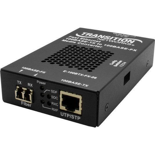 Transition Networks Stand-alone Fast Ethernet Media Converter 100Base-TX to 100Base-FX