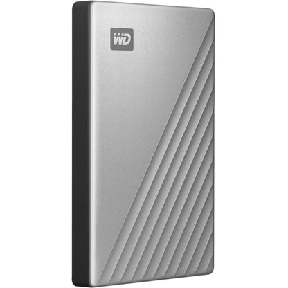 WD My Passport Ultra WDBPMV0050BSL 5 TB Portable Hard Drive - External - Silver