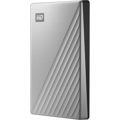 WD My Passport Ultra WDBPMV0050BSL 5 TB Portable Hard Drive - External - Silver